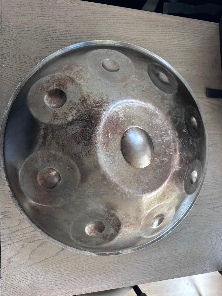 Handpan Hijaz + hardcase, Ophalen, Gebruikt, Melodische percussie