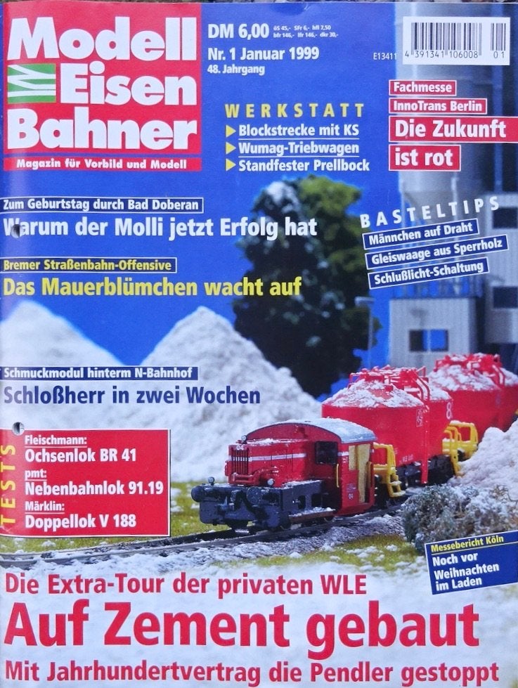 Modell EisenBahner 1999, Overige merken, Gelijkstroom of Wisselstroom, Zo goed als nieuw, Boek, Tijdschrift of Catalogus