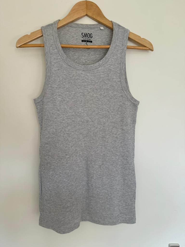 New Yorker Tanktop Grijs Maat S, Ophalen of Verzenden, Zo goed als nieuw, Maat 46 (S) of kleiner, Grijs