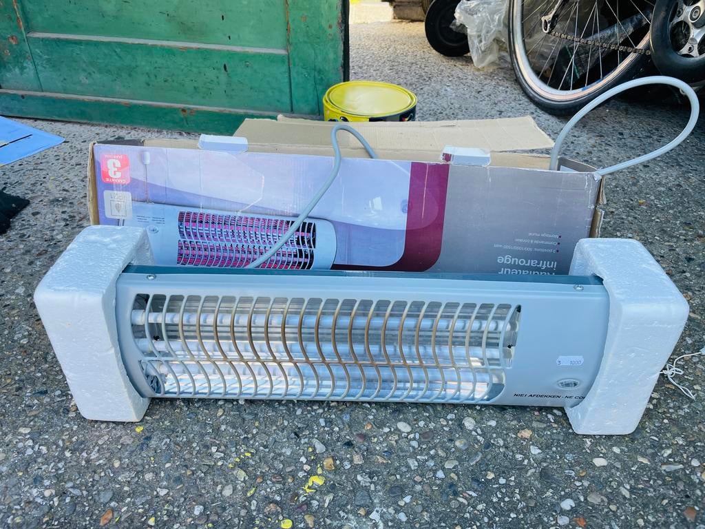 Sencys Infrarood Radiator - 1500W - Zo goed als nieuw, Doe-het-zelf en Verbouw, Ophalen, Minder dan 30 cm, Radiator, Zo goed als nieuw