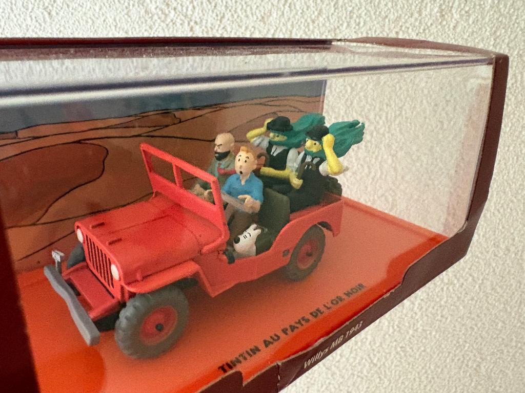 Miniatuur van Kuifje (TinTin) - Willys MB 1943, Ophalen of Verzenden, Kuifje, Zo goed als nieuw, Beeldje of Figuurtje