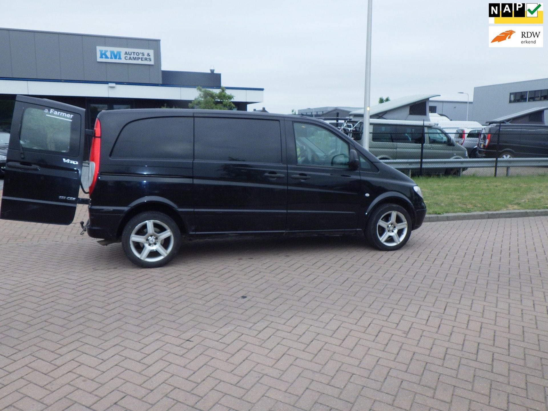 Mercedes-Benz Vito 111 CDI 320 Lang HD Amigo knappe bus inru, Auto's, Bestelauto's, Gebruikt, 4 cilinders, 116 pk, Bedrijf