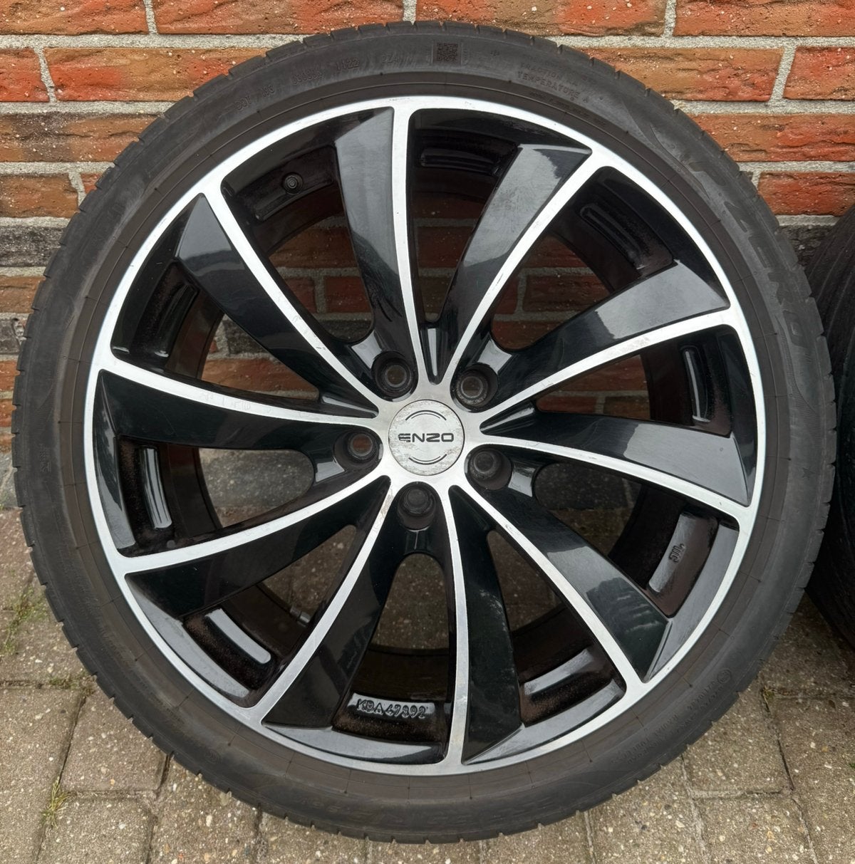 19” Audi A4 A5 A6 Velgen + Pirelli zomerbanden 255/35 5x112, Gebruikt, 255 mm, Banden en Velgen, Personenwagen