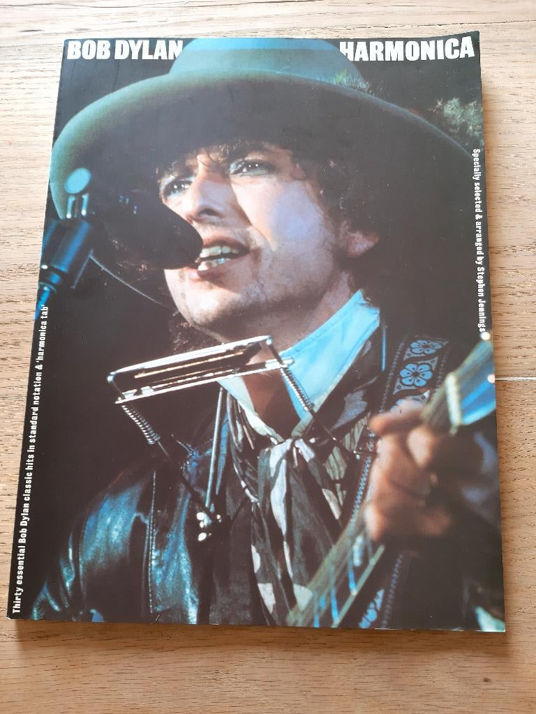 Bob dylan,Harmonica,by Stephen Jennings, Ophalen of Verzenden, Zo goed als nieuw, Artiest