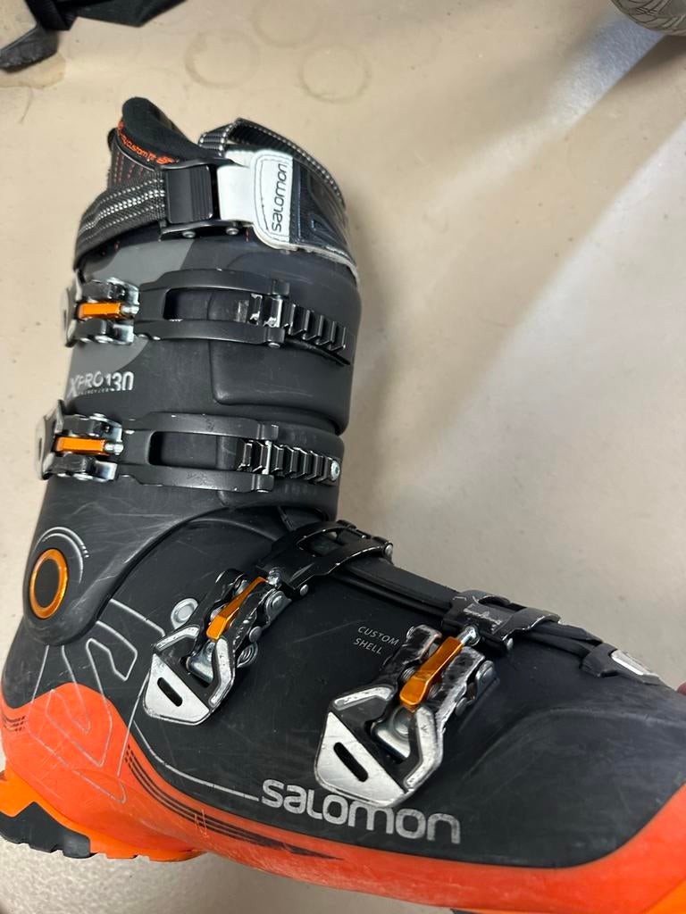 Salomon X-pro 130 skischoenen maat 47/48, Sport en Fitness, Skiën en Langlaufen, 160 tot 180 cm, Gebruikt, Schoenen, Skiën