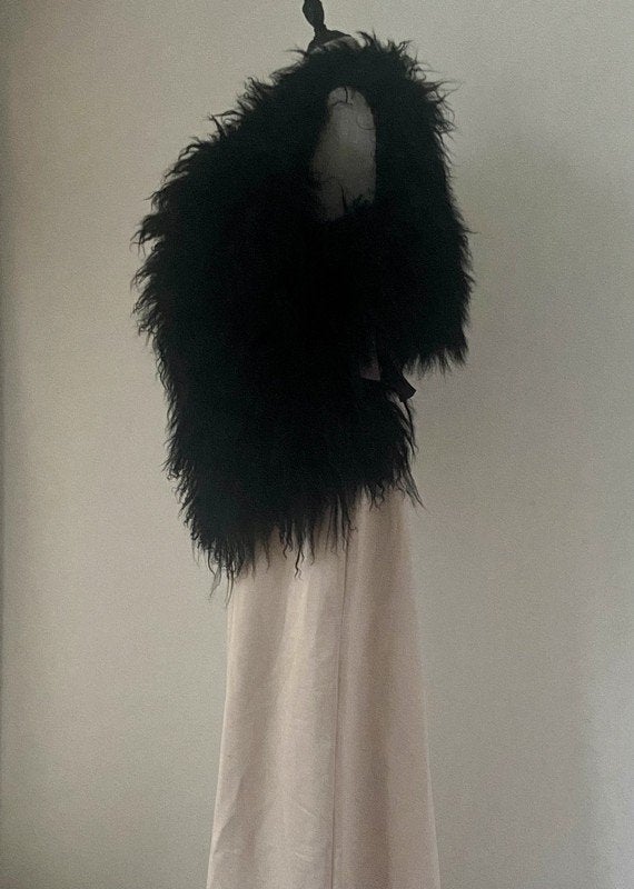 Lilith Paris (m) twv 570,- bont vest gilet mongolian lamb, Kleding | Dames, Jassen | Winter, Maat 38/40 (M), Ophalen of Verzenden