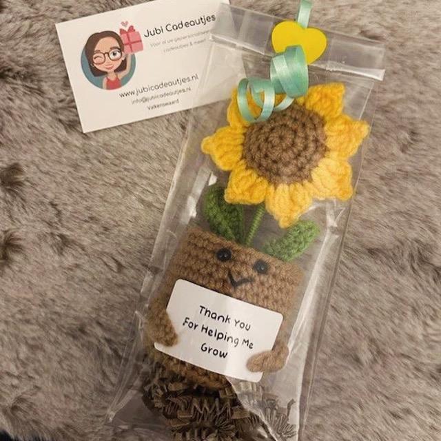 Positieve Zonnebloem - Thank You For Helping Me Grow, Hobby en Vrije tijd, Overige Hobby en Vrije tijd, -, -, Nieuw, Ophalen of Verzenden