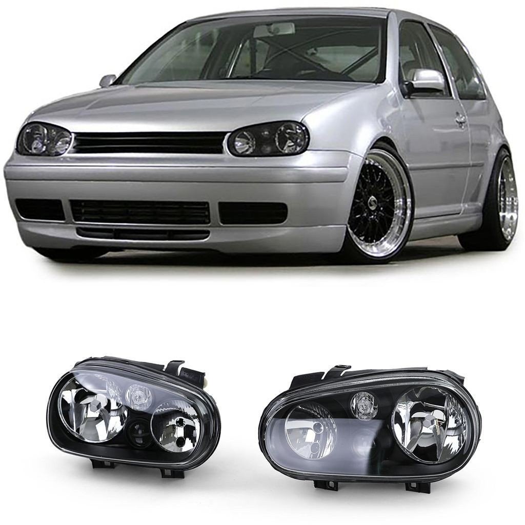 Smoke Koplampen Voor Volkswagen Golf 4 + Mistlampen