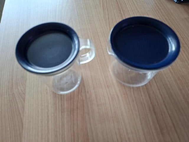 Tupperware melkkannetje en suikerpotje, Huis en Inrichting, Ophalen of Verzenden, Zo goed als nieuw, Overige typen
