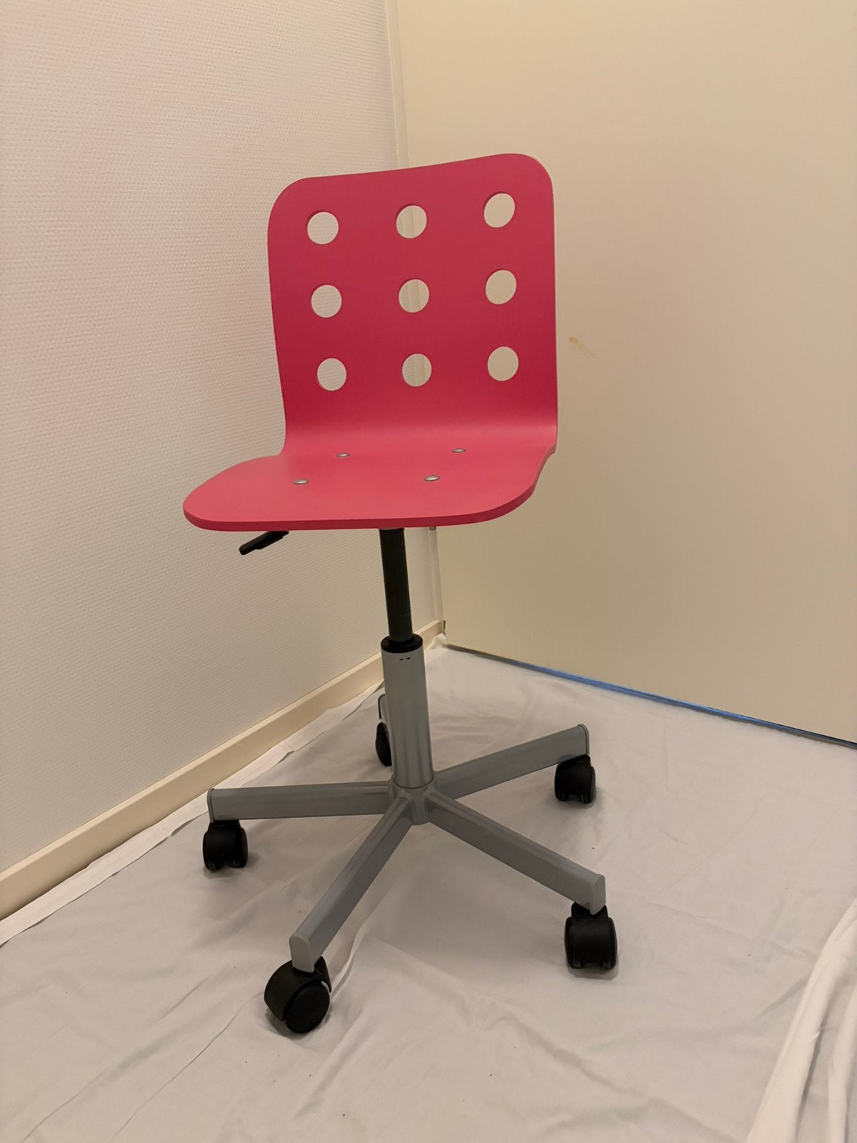 Roze bureaustoel Jules Ikea, Ophalen, Gebruikt, Roze, Bureaustoel