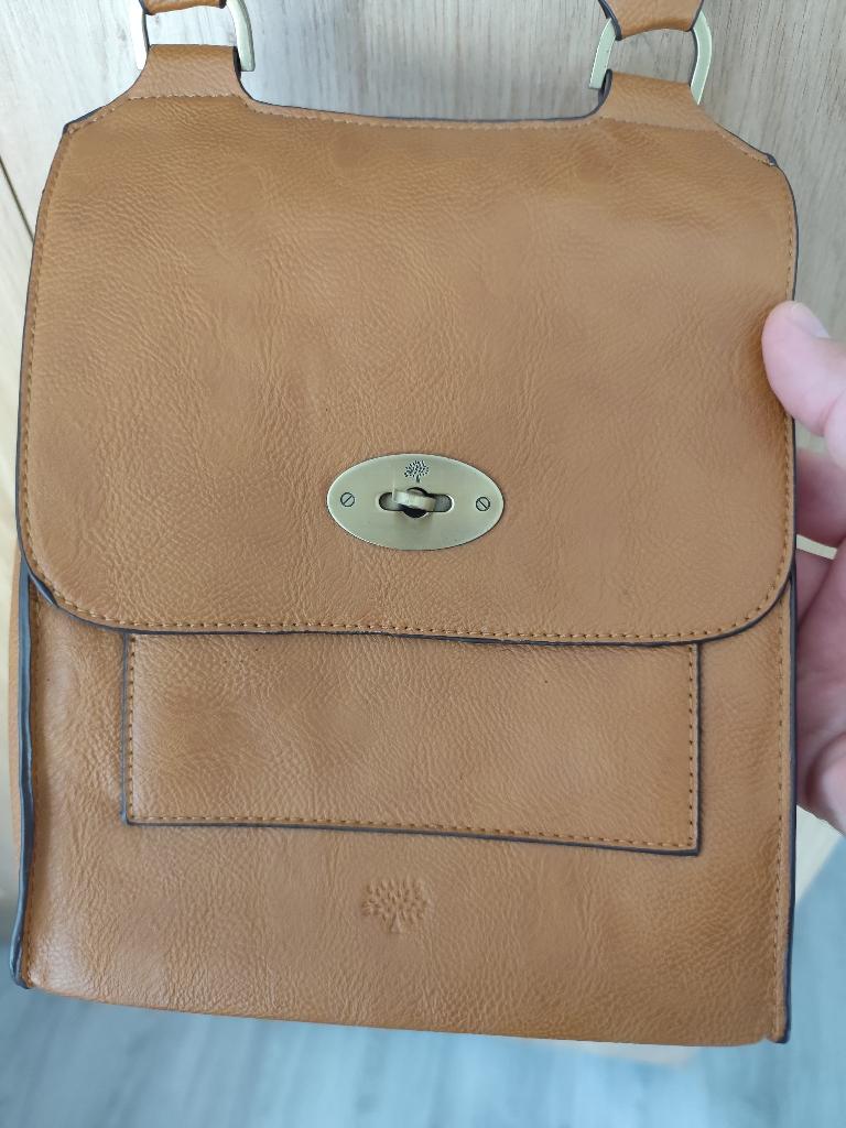 Vintage schoudertas in cognac/bruin kleur, Overige merken, Bruin, Nieuw, Ophalen of Verzenden