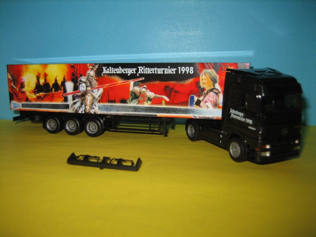 Kaltenberger  MERCEDES 2553  met oplegger  Herpa, Ophalen of Verzenden, Nieuw, Bus of Vrachtwagen, Herpa