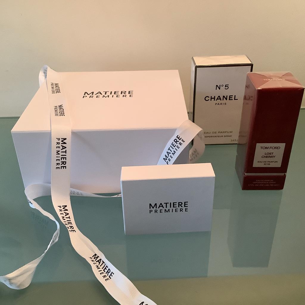 CHANEL no.5 ,TOM FORD  lost cherry, MATIERE PREMIERE vanilla, Sieraden, Tassen en Uiterlijk, Uiterlijk | Parfum, Ophalen of Verzenden