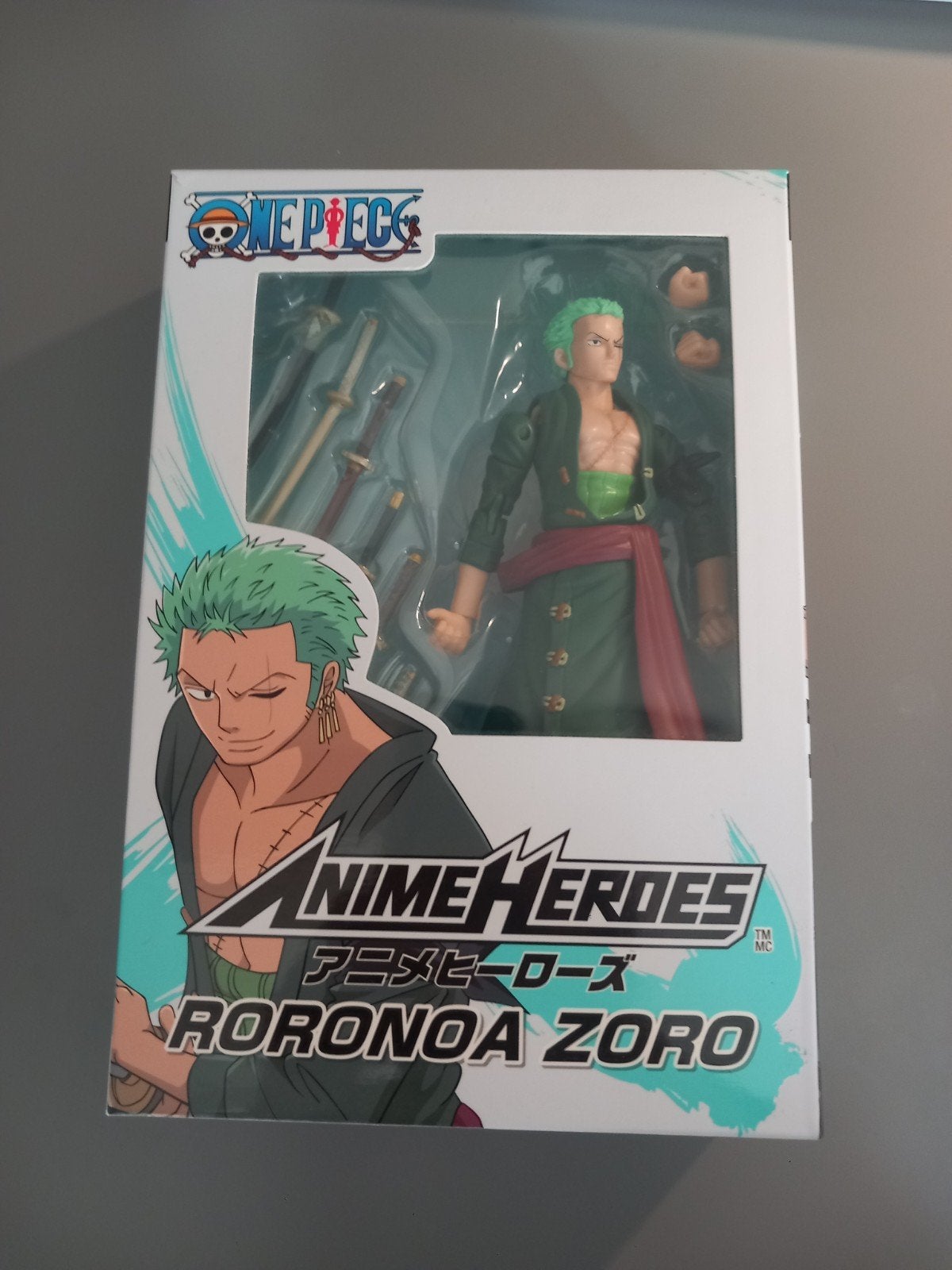 Roronoa zoro anime heroes figure, Ophalen of Verzenden, Zo goed als nieuw