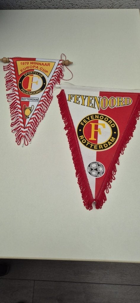 Supervanen Feyenoord, Verzamelen, Sportartikelen en Voetbal, Zo goed als nieuw, Vaantje of Sjaal, Feyenoord, Ophalen of Verzenden