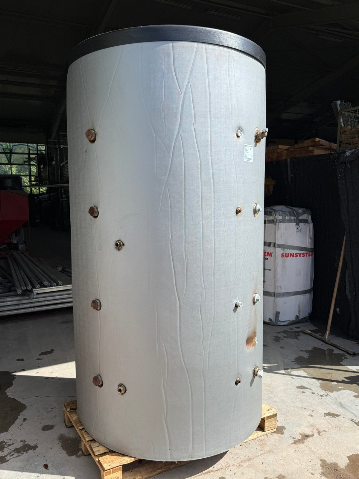 Buffervat 1500 Liter met Warmtewisselaar Austria PSR 1500, Gebruikt, Www.cvheat.com, 100 liter of meer, 6 t/m 10 jaar oud