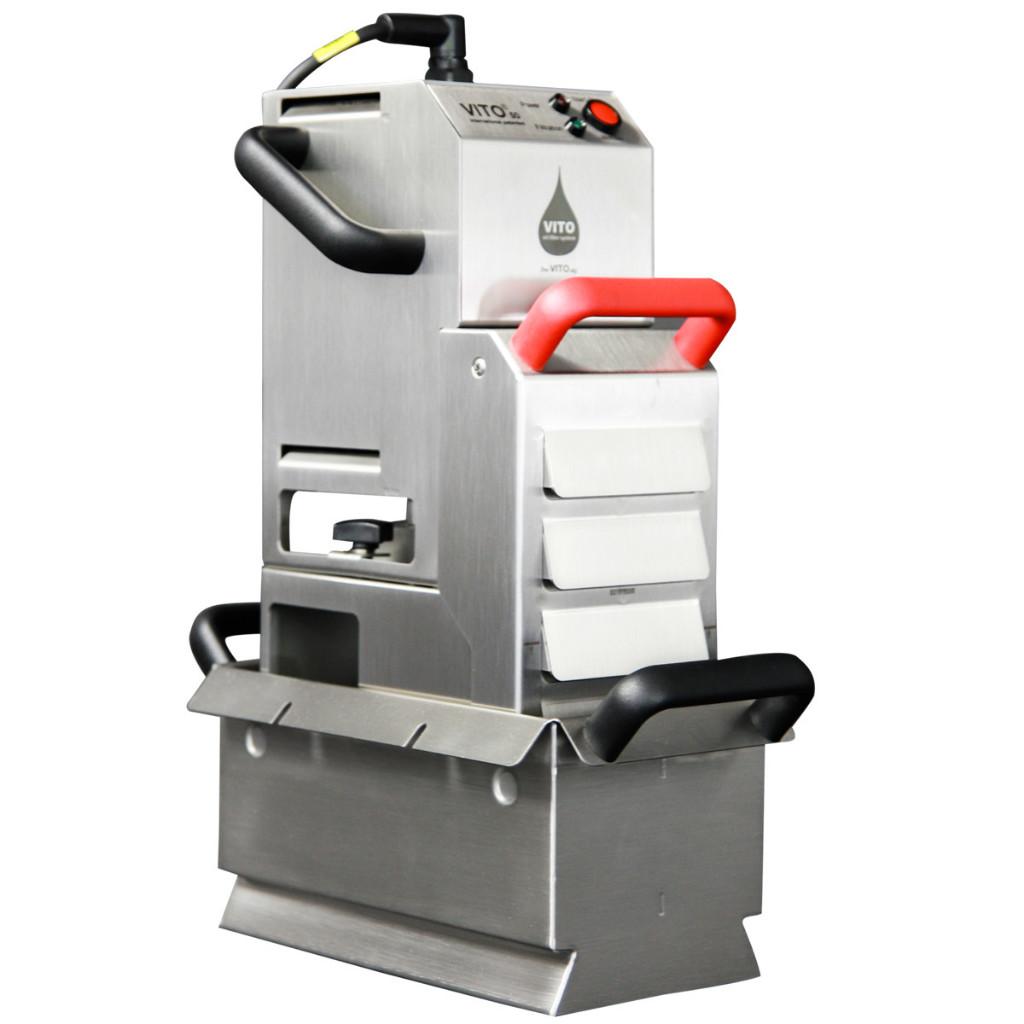 Vito mobiel frituur filter / vetfilter / oliefilter systeem, Ophalen, Zo goed als nieuw, 25 tot 50 cm, Minder dan 100 cm