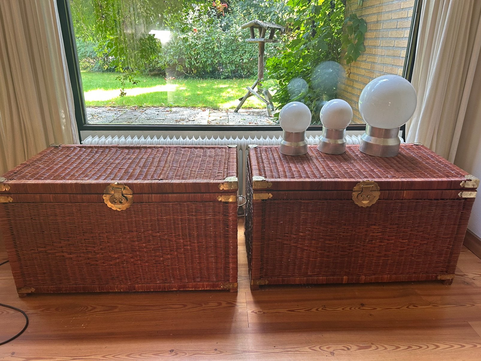 Rotan Dekenkist(en)/ Opbergkist(en) - Chinoiserie, Huis en Inrichting, Ophalen, 50 – 75, Gebruikt, 50 tot 100 cm