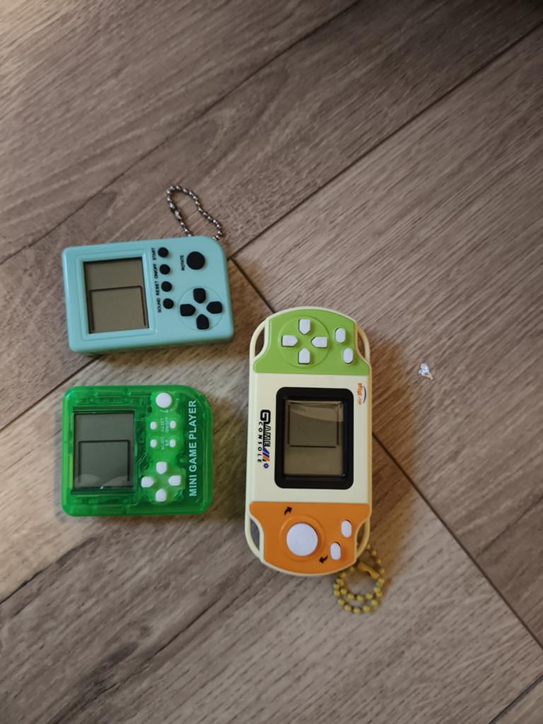 Mini Handheld Retro Game Consoles - Set van 3, Ophalen, Overige merken, Gebruikt