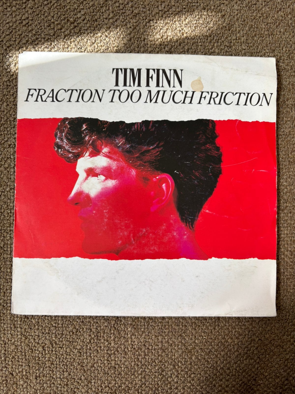 Tim Finn - Fraction too much Friction, Ophalen of Verzenden, Gebruikt, 7 inch, Pop