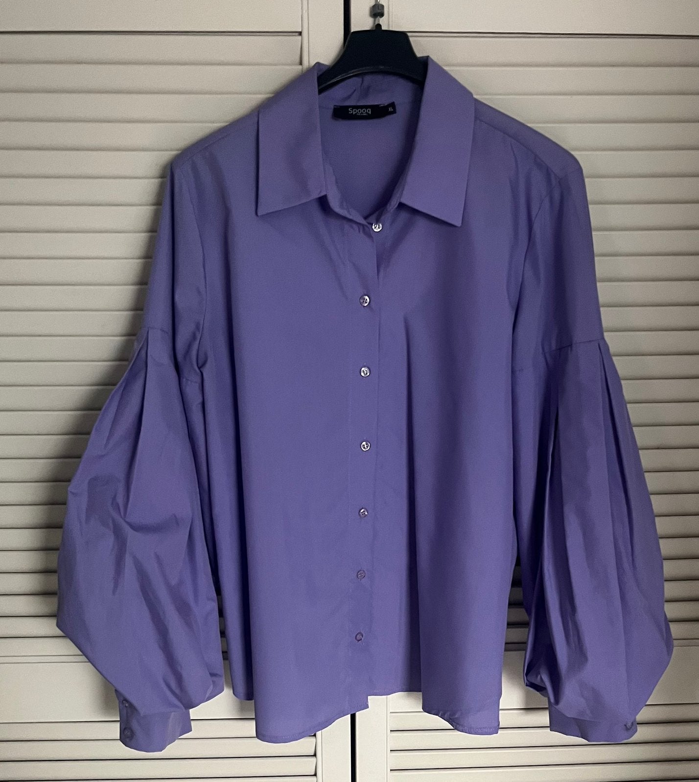 Blouse paars van Spooq the label maat XL, Ophalen of Verzenden, Zo goed als nieuw, Maat 42/44 (L), Paars