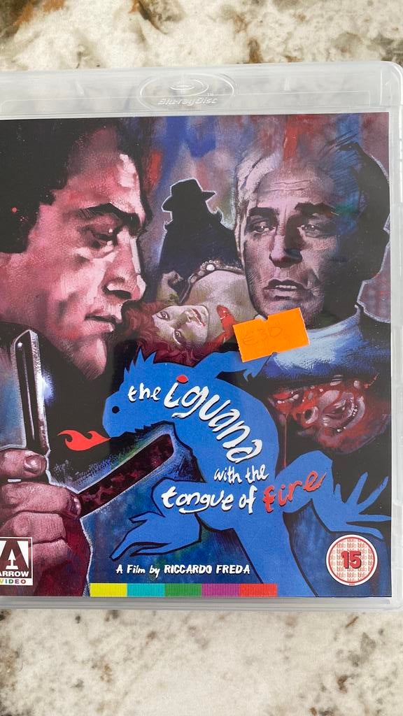 The iguana with the tongue of fire blu ray arrow, Ophalen of Verzenden, Zo goed als nieuw, Horror