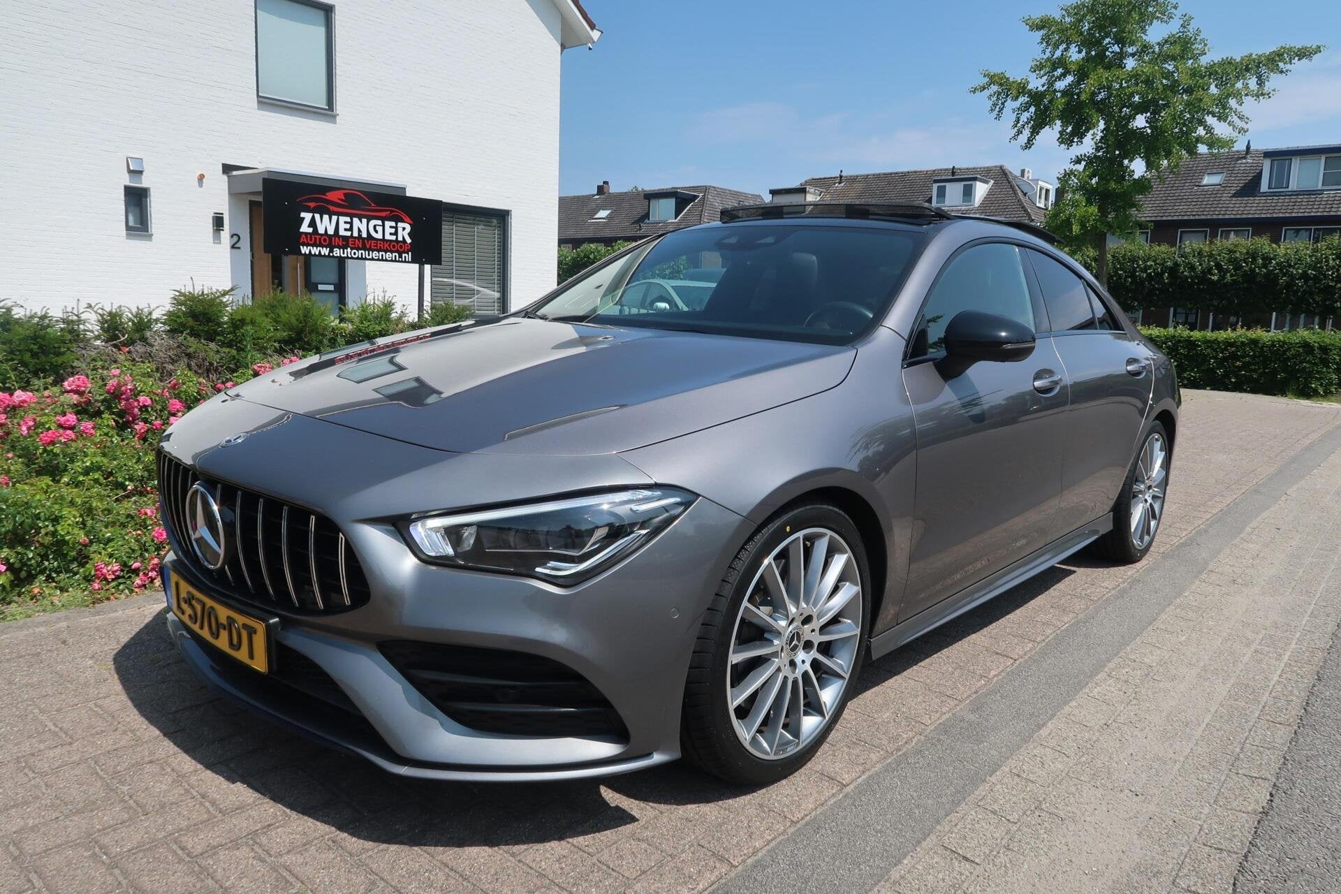 Mercedes CLA-klasse 250 AMG-NIGHT 225pk PANORAMADAK|SFEERVER, 15 km/l, Gebruikt, 4 cilinders, 1600 kg