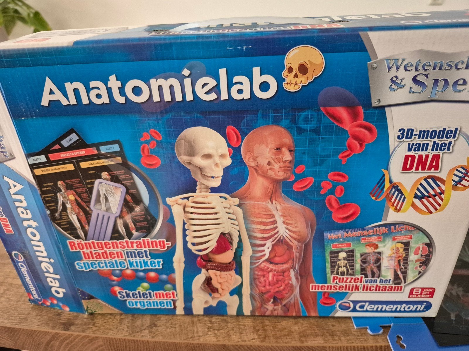 Clementoni Anatomielab: Ontdek het menselijk lichaam, Ophalen of Verzenden, Gebruikt, Puzzelen