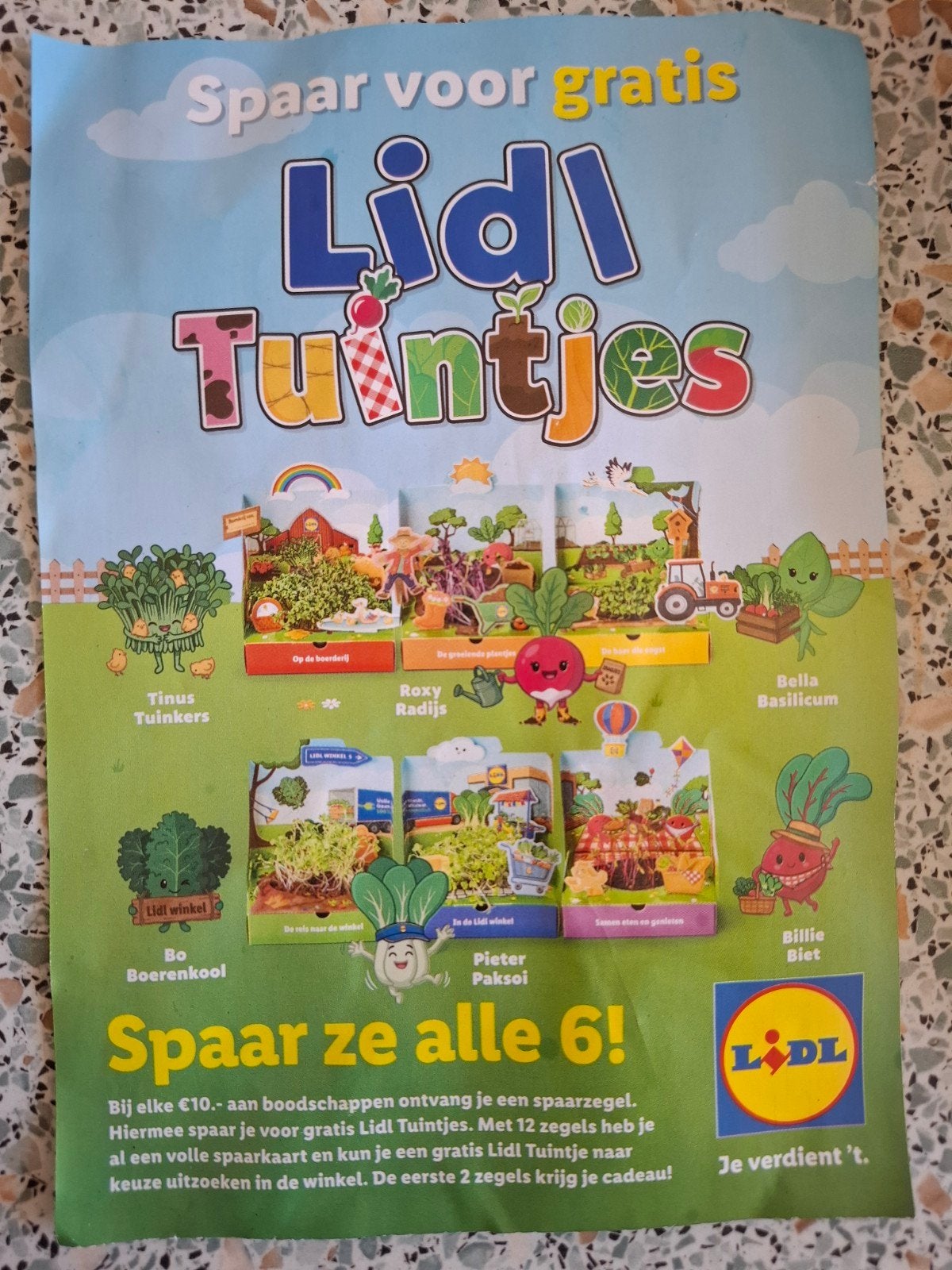 Lidl tuintjes ruilen voor jumbo messen en bestek zegels, Lidl, Ophalen of Verzenden