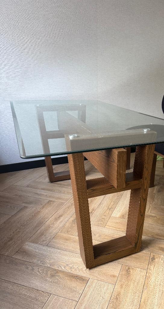 Eetafel, Huis en Inrichting, Tafels | Eettafels, Ophalen, Gebruikt, 50 tot 100 cm, 150 tot 200 cm