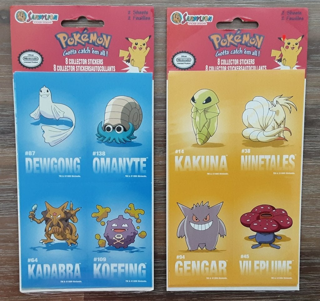 Pokémon collector stickers, Ophalen of Verzenden, Nieuw, Overige typen