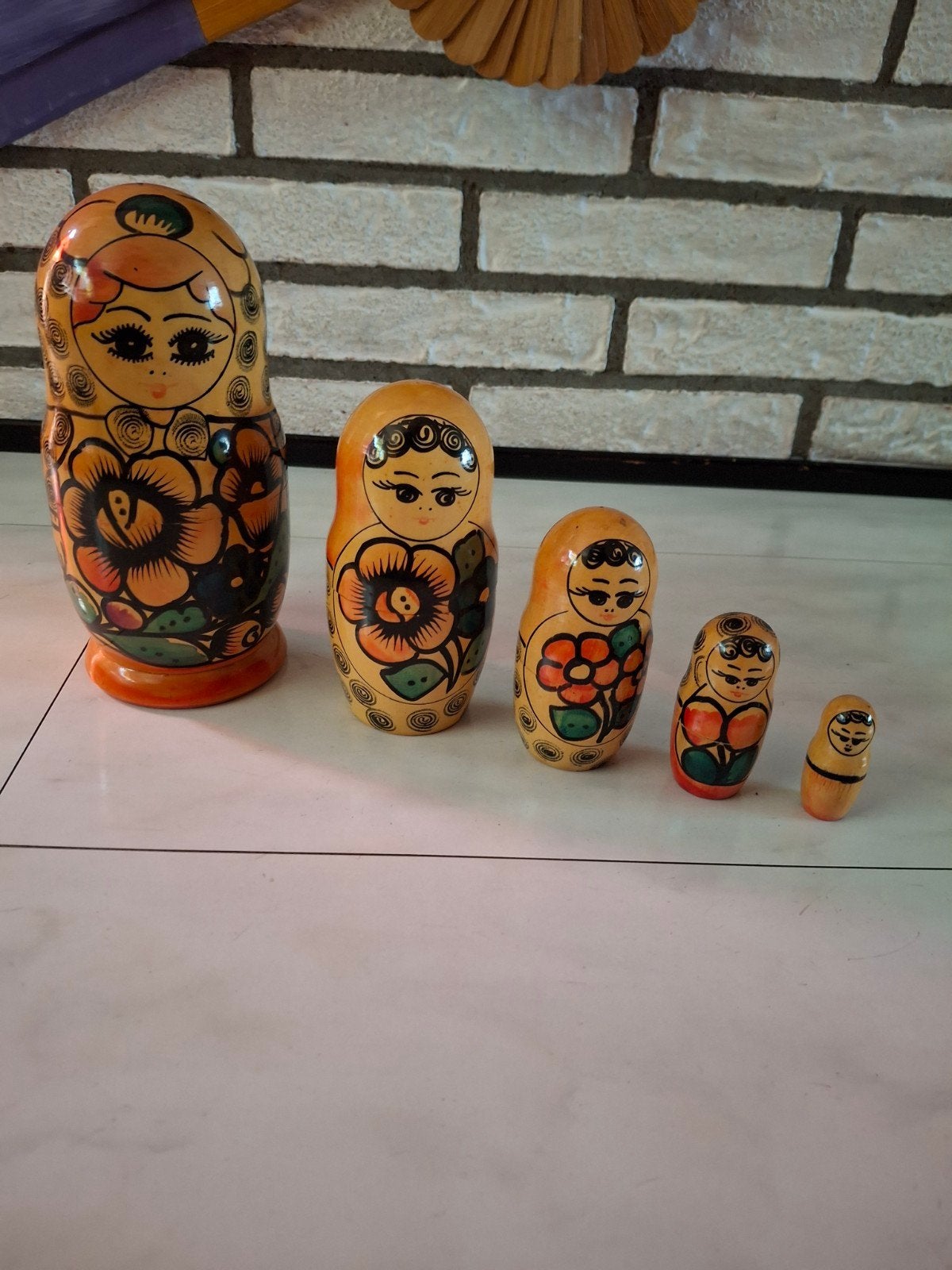 Set van 5 Matroesjka poppen - Handgeschilderd, Ophalen of Verzenden, Nieuw