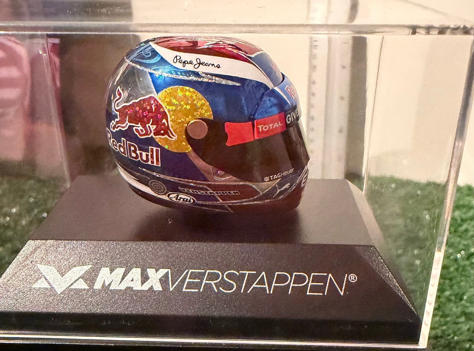 Mini replica helmen max verstappen, Ophalen, Zo goed als nieuw, Auto