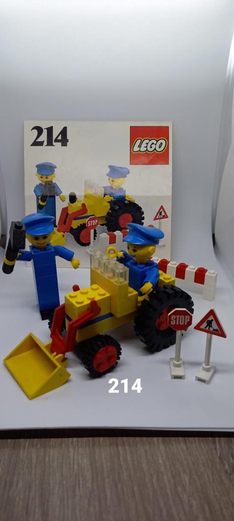 Lego Verkeer Set 214 met Boekje - Vintage Lego, Compleet, Gebruikt, Overige thema's, Lego