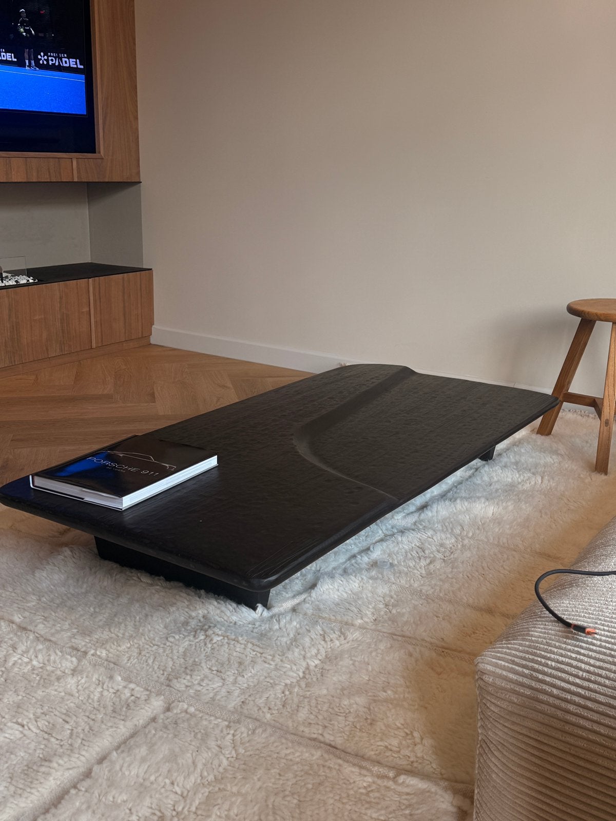 Zara home salontafel zwart - 150x70, Ophalen, 100 tot 150 cm, 50 tot 100 cm, Zo goed als nieuw