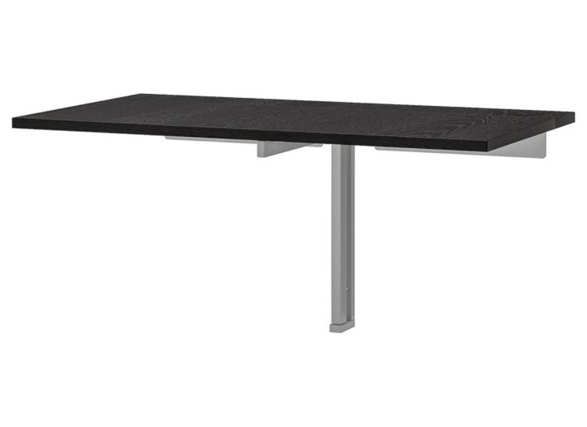 IKEA BJURSTA wandtafel/klaptafel 90x50, Ophalen, Gebruikt, Tot twee personen, 50 tot 100 cm