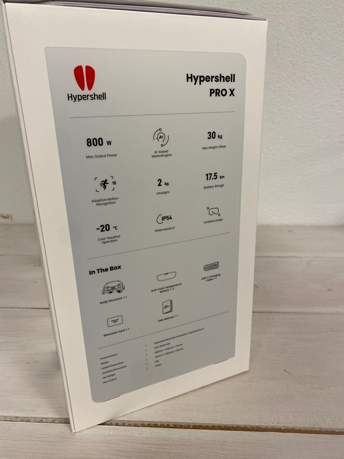 Gloednieuw Hypershell Pro X Exoskelet + 2 accu’s + koffer, Ophalen of Verzenden, Nieuw
