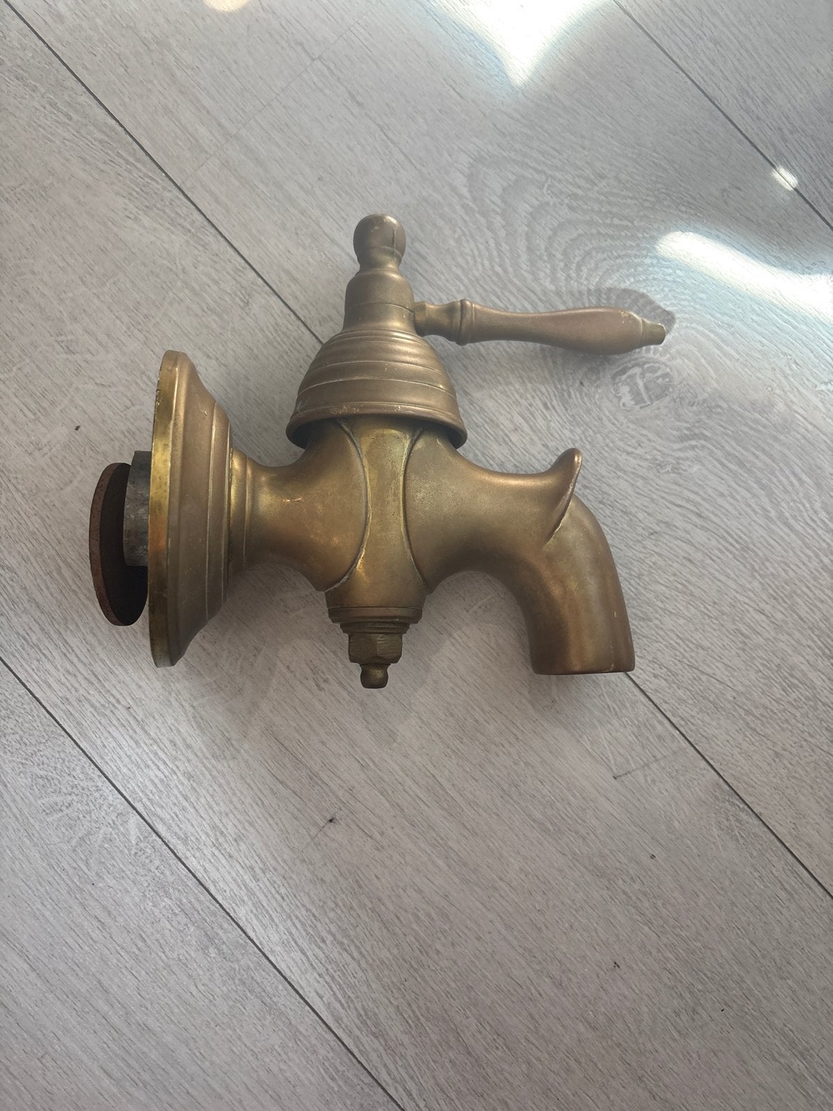Antieke bronzen kraan - Decoratieve waterkraan, Ophalen, Koper