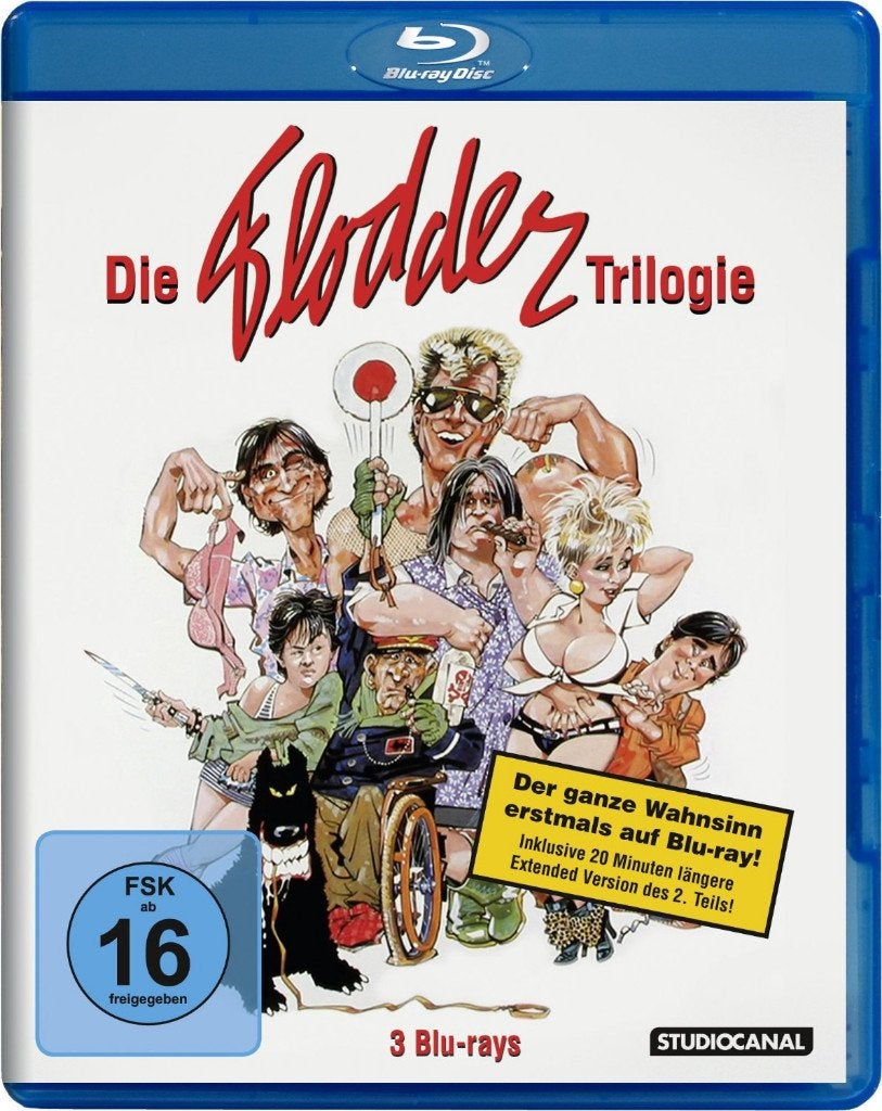 Flodder Trilogy, NIEUW in doos, 3 Films op Blu-Ray., Nederlands, Film, Blu-ray, Humor en Cabaret
