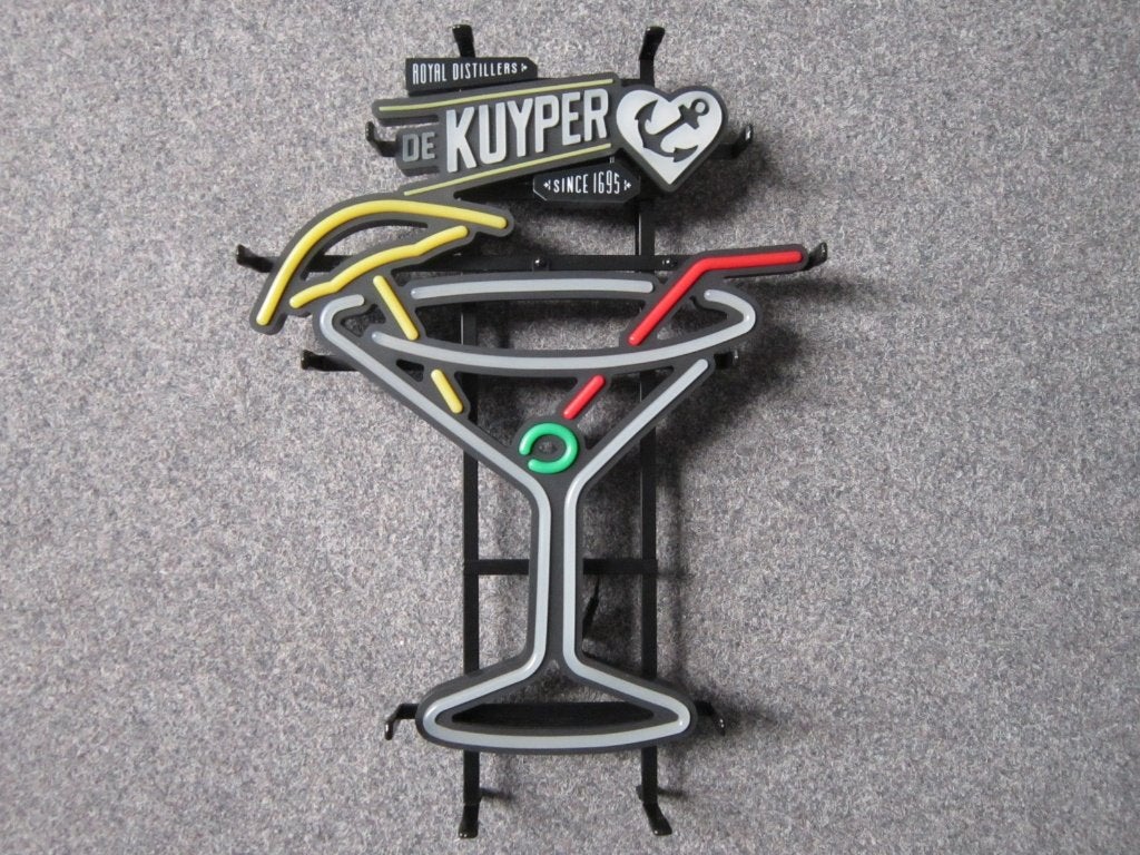 DE KUYPER COCKTAIL LED LICHTRECLAME, Ophalen, Nieuw, Lichtbak of (neon) lamp