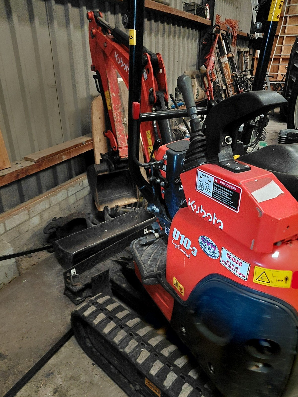 Kubota graafmacine, Ophalen, Zo goed als nieuw, 50 cm of meer, Kubota