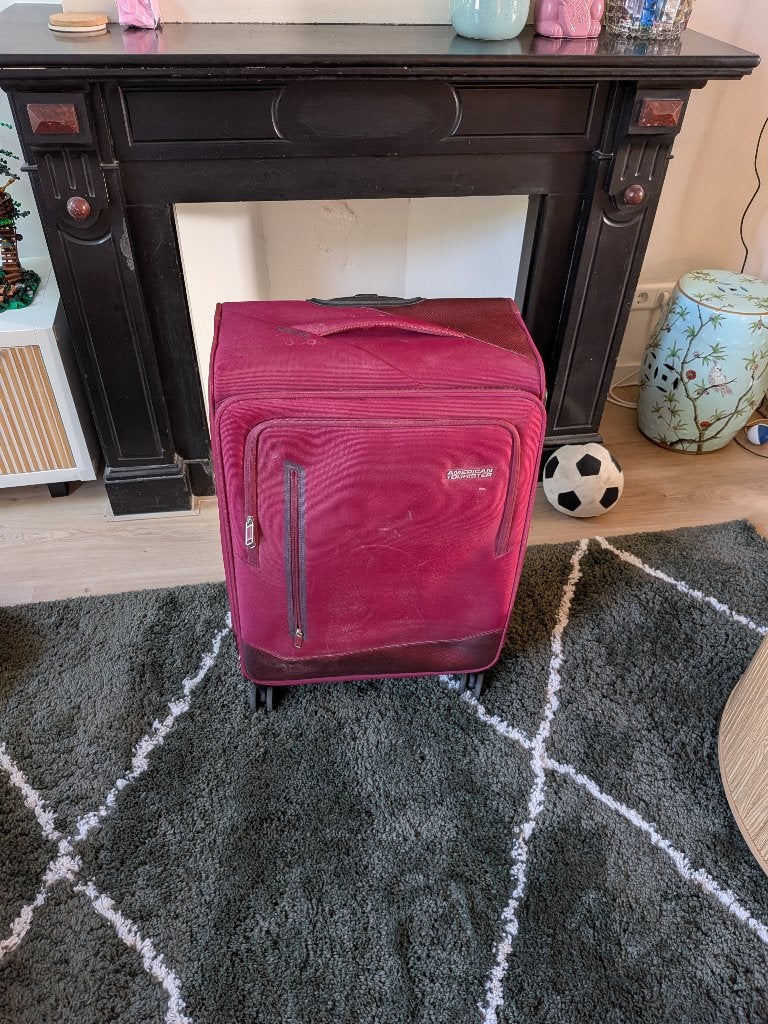 American tourister softcase koffer, 45 tot 55 cm, Zo goed als nieuw, 70 cm of meer, Zacht kunststof