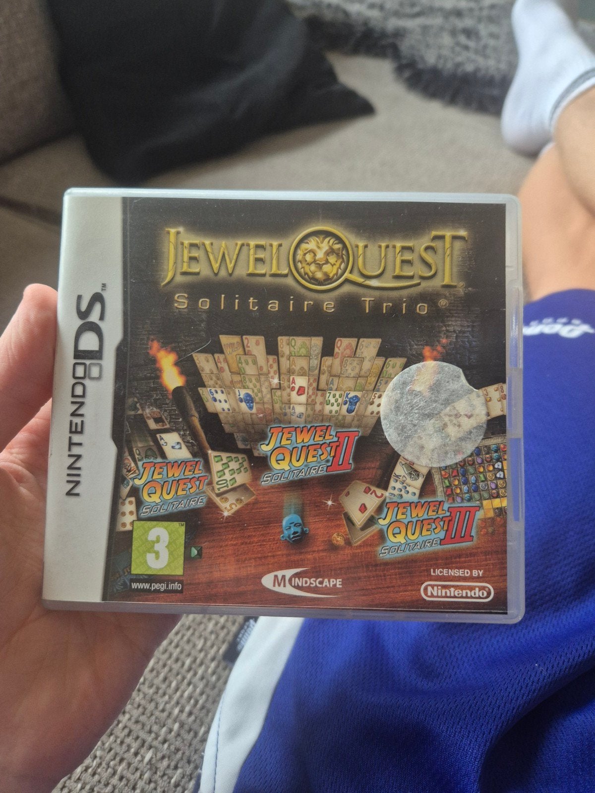 Jewel Quest Solitaire Trio Nintendo DS Game, Puzzel en Educatief, Gebruikt, 1 speler, Ophalen of Verzenden