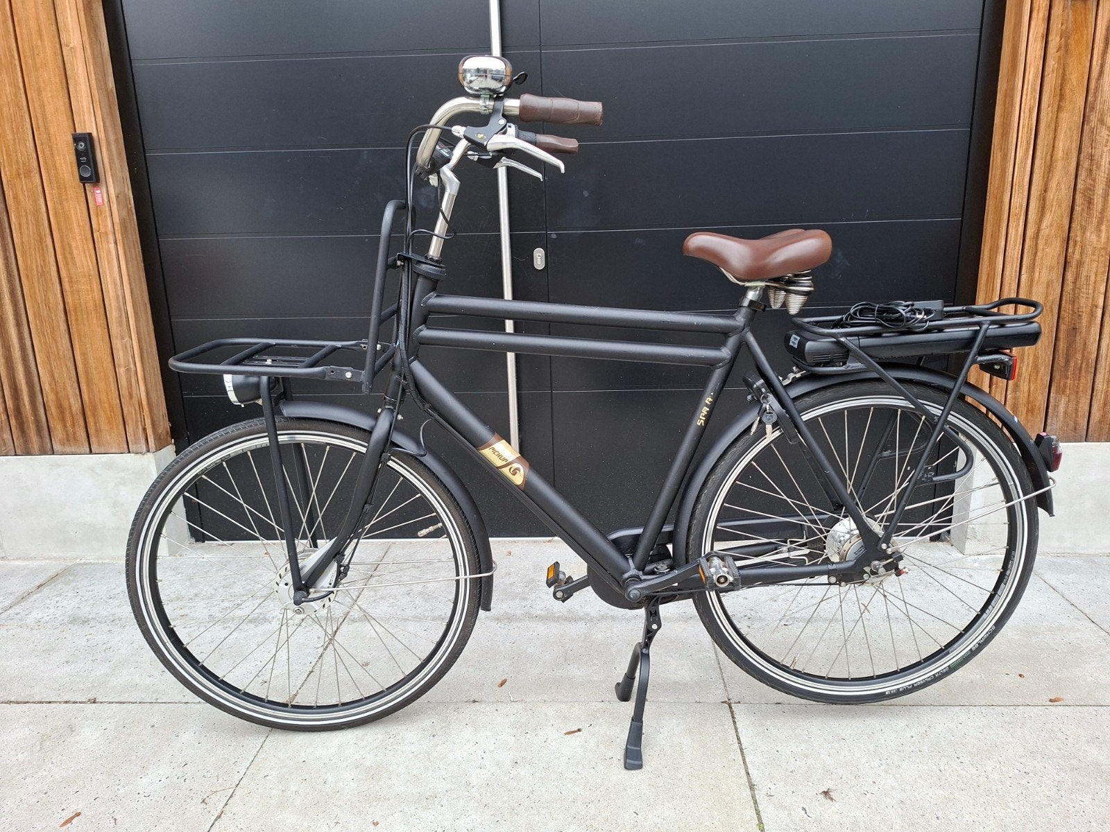 Sparta Pick-Up Electric N5 Heren E-bike - Zwart/Grijs Mat