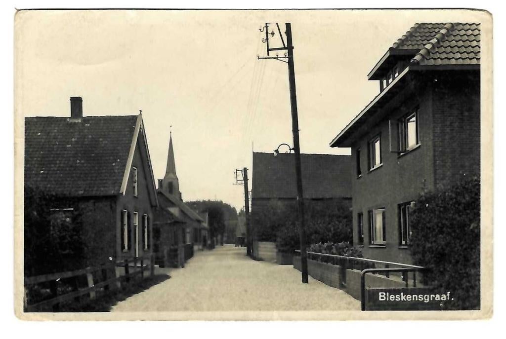 Bleskensgraaf - Dorpsgezicht, Verzenden, 1920 tot 1940, Ongelopen, Zuid-Holland