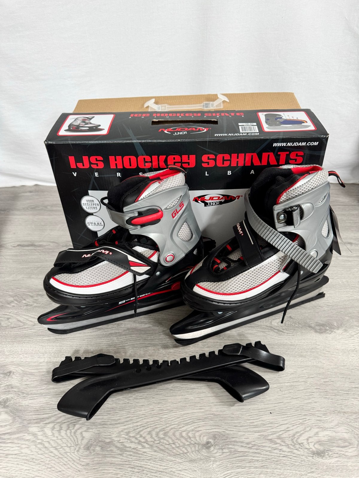 Nijdam verstelbare ijshockeyschaatsen (nieuw), maat 38-41, Ophalen of Verzenden, Nieuw, IJshockeyschaatsen, Nijdam