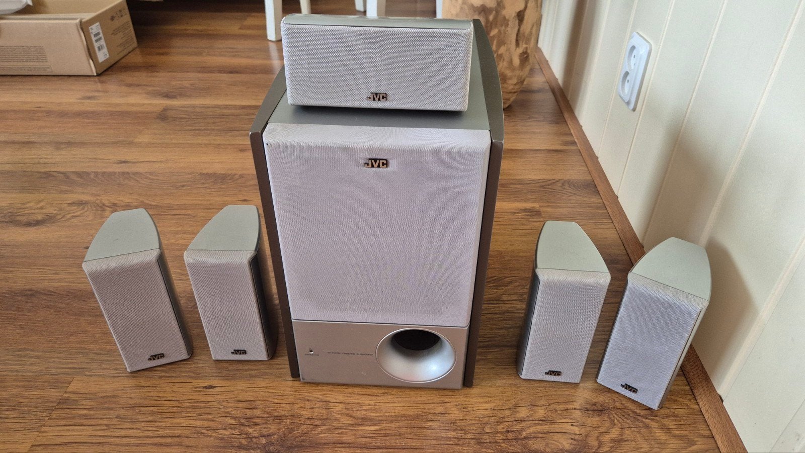 JVC 5.1 Subwoofer set - Home Cinema Geluidssysteem, Audio, Tv en Foto, Ophalen, Gebruikt, 5.1-systeem, JVC