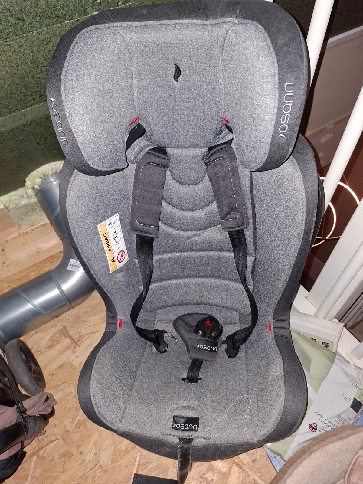 Osann draaibare autostoel, Kinderen en Baby's, Verstelbare rugleuning, Gebruikt, 9 t/m 36 kg, Isofix