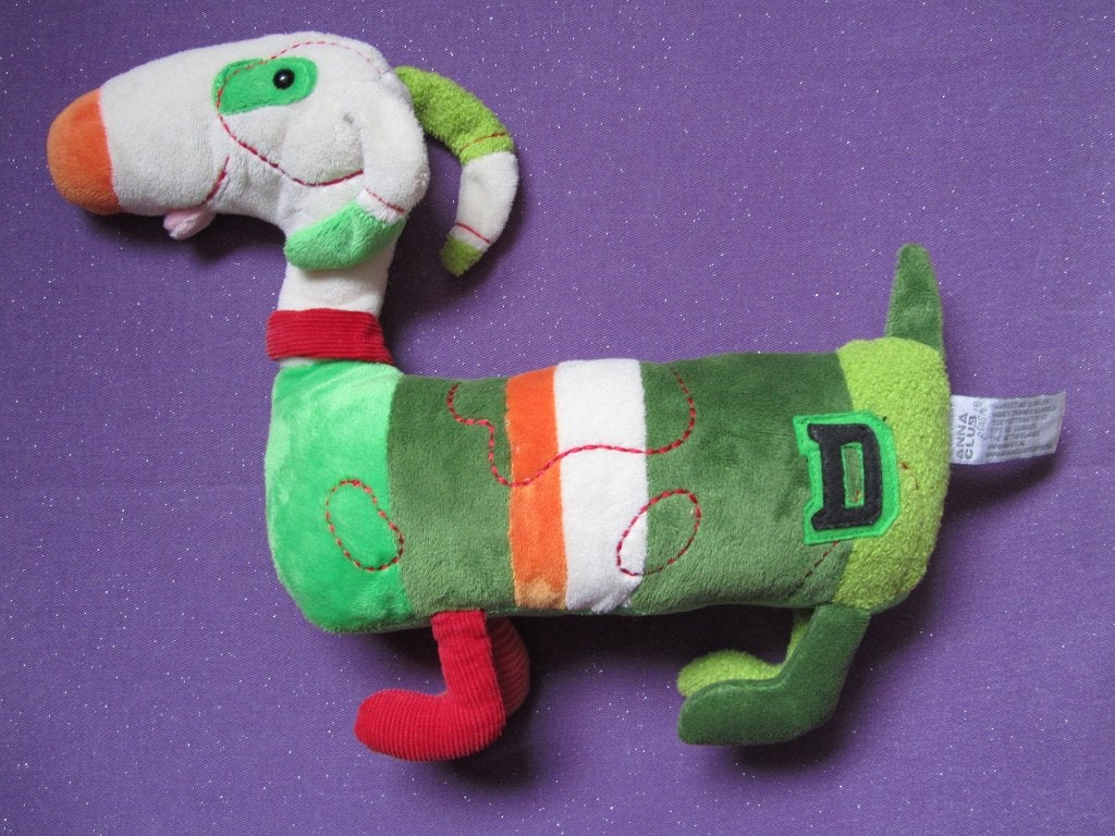 ANNA CLUB PLUSH Knuffel HOND TECKEL S-WHEATIES **Nieuw**, Nieuw, Met label, Middelgroot (20 tot 80 cm), Anna Club Plush