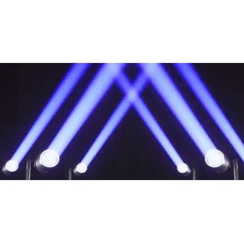 DJLicht 100W Beam Movinghead met accu en WDMX Wit, Geluidgestuurd, ., Nieuw, Ophalen of Verzenden